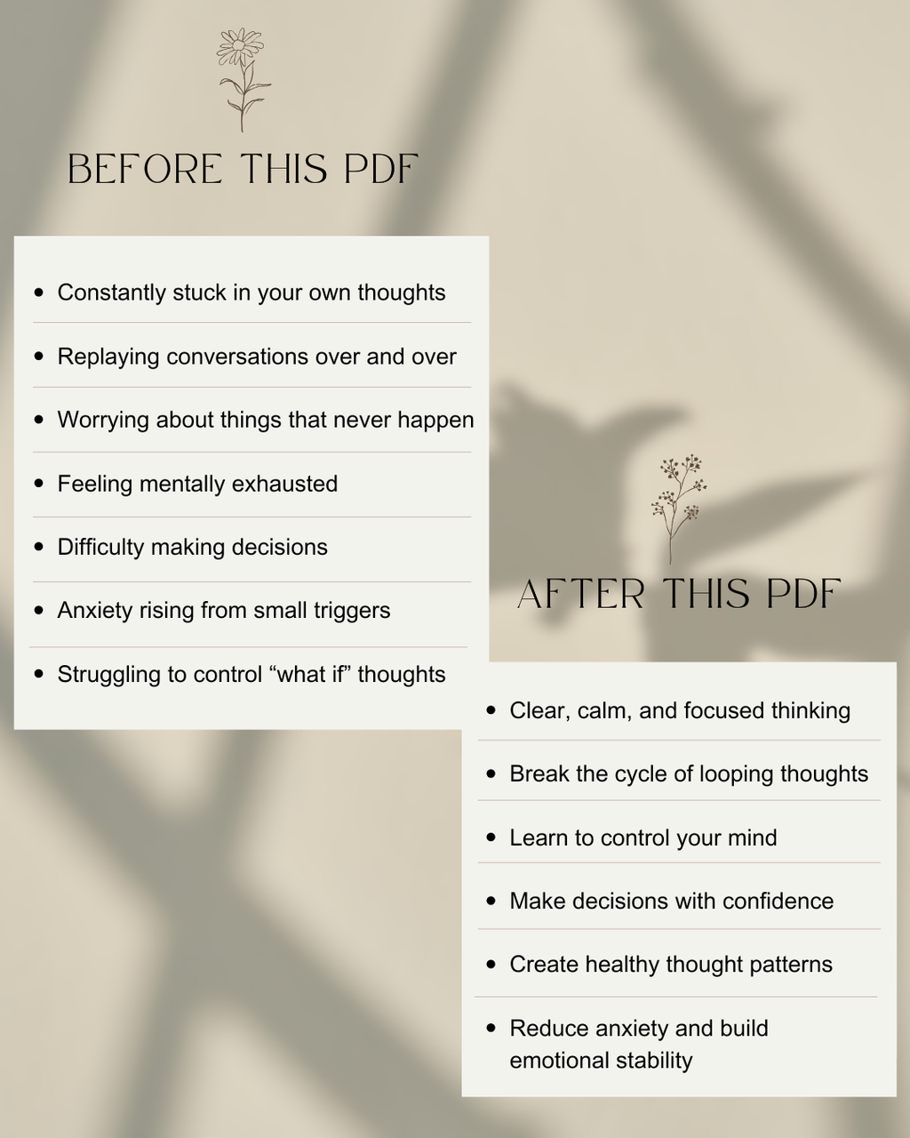 Why Do I Overthink Everything? (PDF)